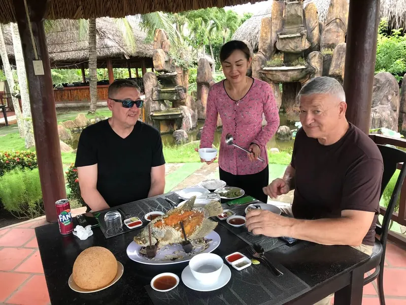 Vietnam Trip Deal guests on a private Vietnam tour