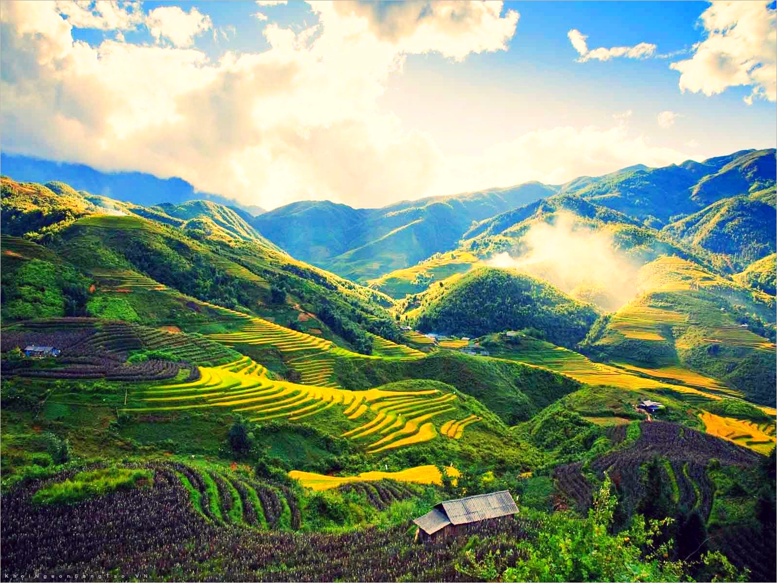 Sapa-Town in Cloud