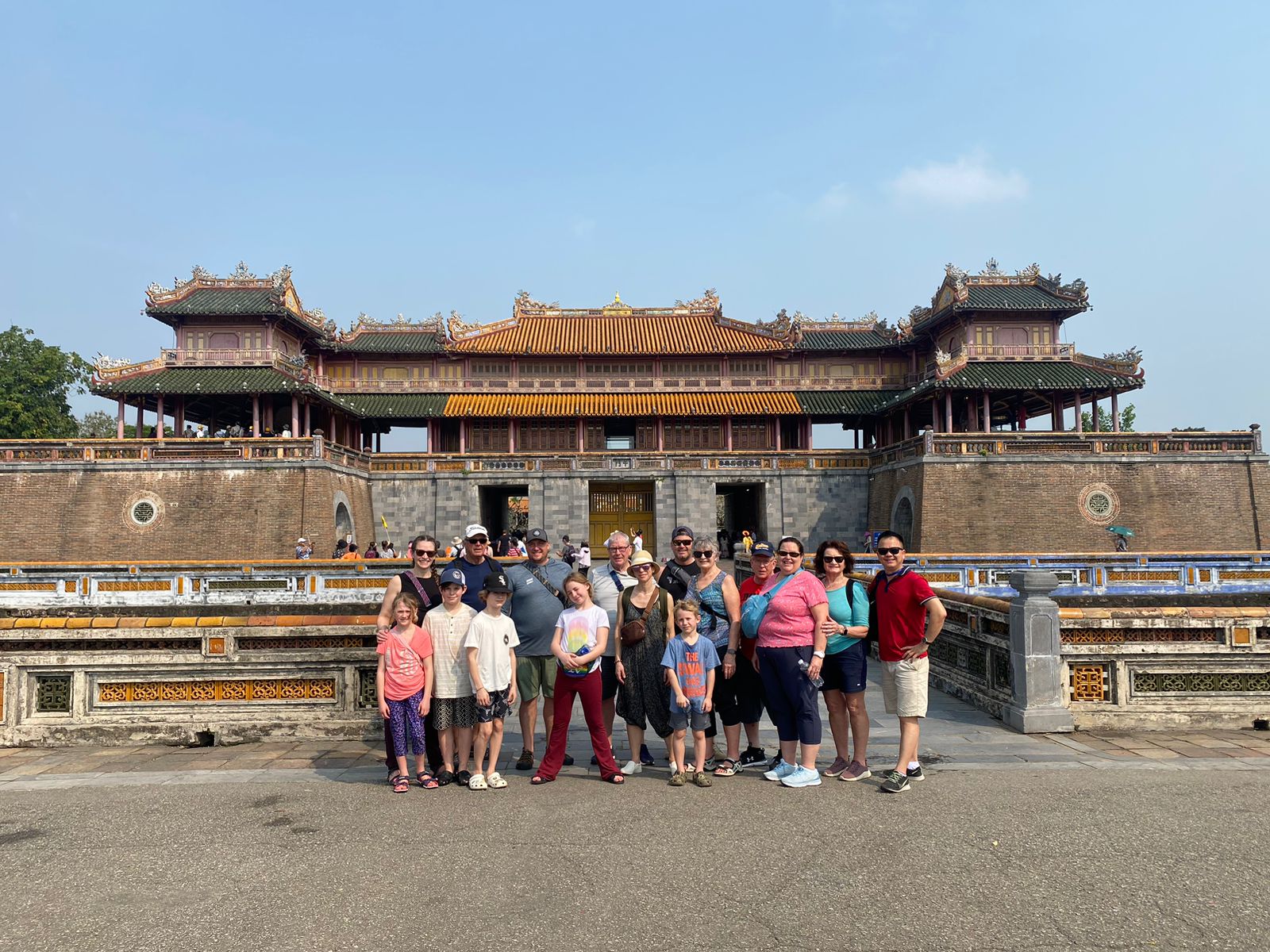 Hue Royal Citadel Family Visit